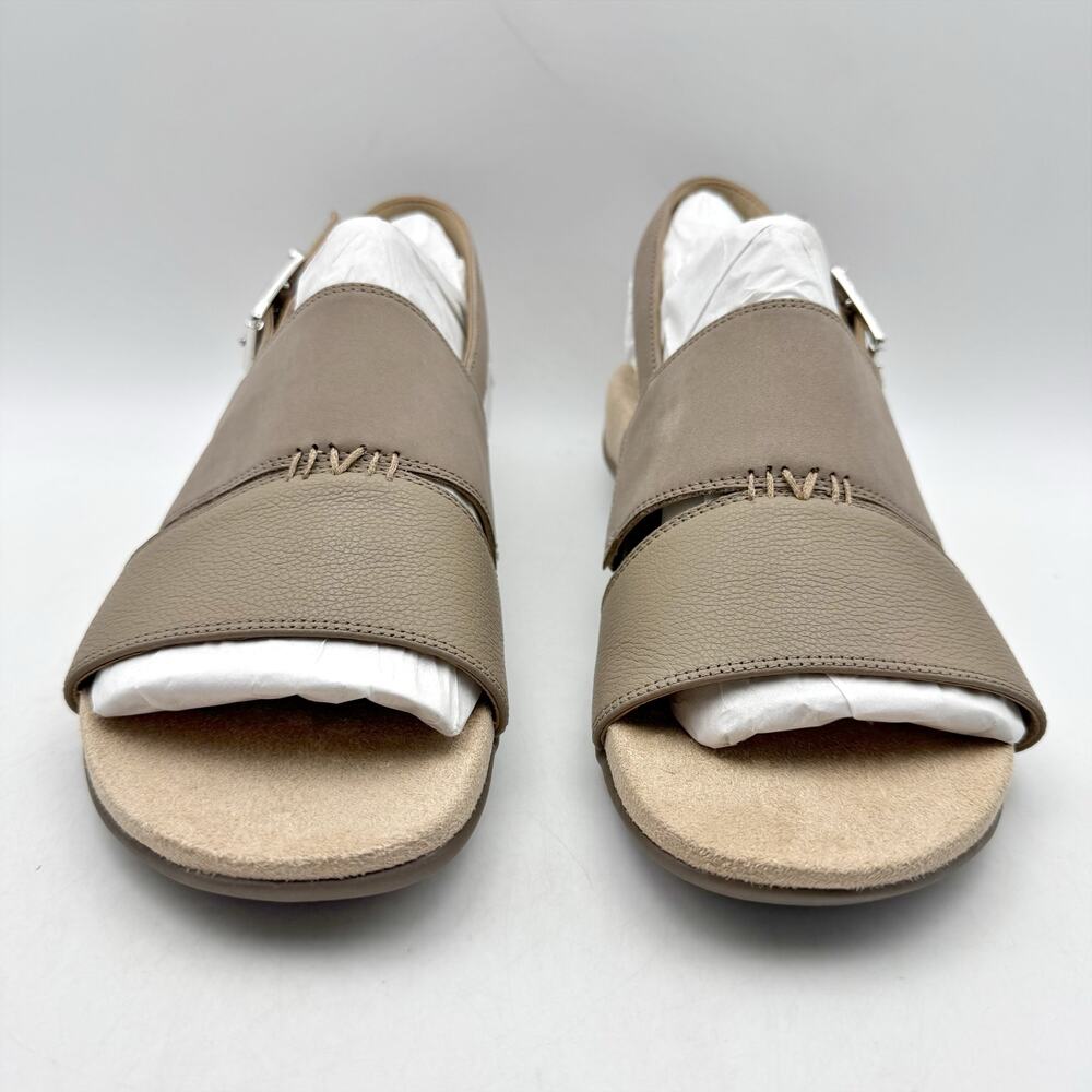 Vionic Womens Morro Slingback Sandals US 8.5 EU 39 Taupe Leather NIB - Picture 6 of 12